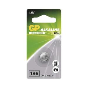 Alkáli gombelem LR43 GP ALKALINE 1, 5V/70 mAh B13861 kép