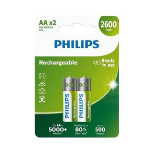 Philips R6B2A260/10 - 2 db AA MULTILIFE NiMH újratölthető akkumulátor 1, 2V/2600 Phil-R6B2A260/10 kép