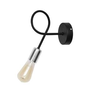 OXFORD falilámpa 1xE27/15W/230V K-2016/1 BK+CH/H kép