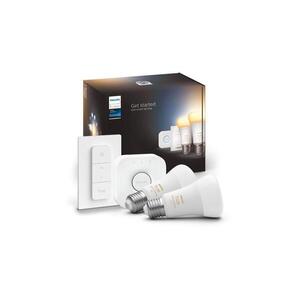 Philips Hue WHITE AMBIANCE kezdőkészlet 2x E27/8W/230V izzó + Bridge és fényerőszabályzó kapcsoló 8719514291812 kép