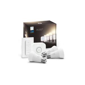 Philips Hue WHITE alapcsomag 3×E27/9, 5 W 2700 K + Hue Bridge és dimmer kapcsoló 871951428913000 kép
