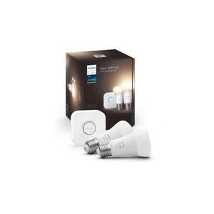 Alapkészlet Philips Hue WHITE 2xE27/9, 5W 2700K + Hue bridge 871951428911600 kép