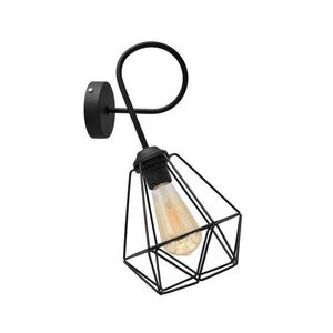 KARO fali lámpa 3xE27/15W/230V fekete K-2016/1+1311S BK kép