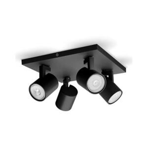 Philips - RUNNER 4xGU10/20W/230V irányítható spotlámpa fekete 8719514435353 kép