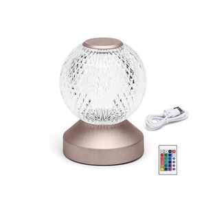 B.V. -LED RGB Dimmelhető újratölthető asztali lámpa LED/1W/5V 1800mAh 13, 5cm + távirányító B10311K8O kép