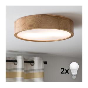 Brilagi - LED mennyezeti lámpa CARVALHO 2xE27/15W/230V tölgy, átm. 37, 5 cm 8590828606734 kép