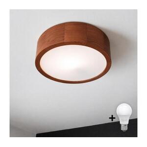 Brilagi - LED mennyezeti lámpa CARVALHO 1xE27/15W/230V tölgy-cseresznye átm. 27 cm 8590828607106 kép