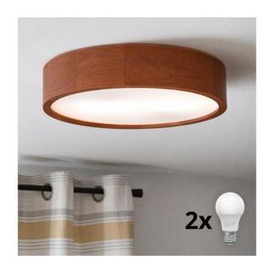Brilagi - LED mennyezeti lámpa CARVALHO 2xE27/15W/230V tölgy/cseresznye átm. 37 cm 8590828607113 kép
