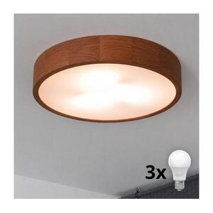 Brilagi - LED mennyezeti lámpa CARVALHO 3xE27/15W/230V tölgy-cseresznye átm. 47 cm 8590828607120 kép
