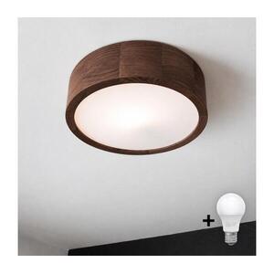 Brilagi - LED mennyezeti lámpa CARVALHO 1xE27/15W/230V tölgy dió átm. 27 cm 8590828607168 kép