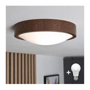 Brilagi - LED mennyezeti lámpa CARVALHO SLIM 1xE27/15W/230V tölgy-dió átm. 27 cm 8590828607199 kép