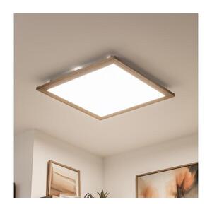 Brilagi - Fényerőszabályozható LED lámpatest SLIMFRAME WOOD LED/58W/230V 64x64 cm + távirányító BG1544+EG99433 kép