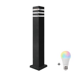 LED RGBW, fényerőszabályozható kültéri lámpa TEKSAS, 1x E27/9W/230V, 74 cm, IP44, antracit SA1551+AI0819 kép