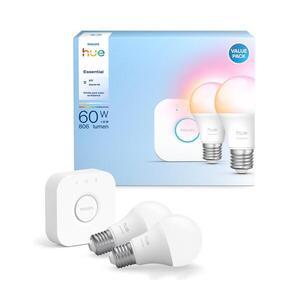 Kezdőkészlet Philips Hue WACA 2xE27/8W/230V 2200-6500K + Hue bridge 8721103103635 kép
