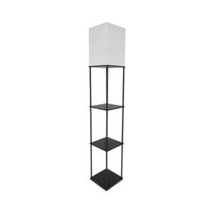 SmartLED Polcos állólámpa 1xE27/40W/230V 160 cm fekete/fehér 7916 kép