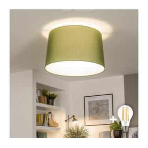 Brilagi - LED felületre szerelhető csillár CERIA 1xE27/40W/230V Ø 45 cm zöld BG3991+EG781045 kép