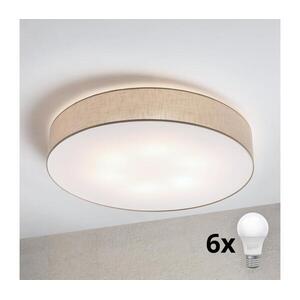 Brilagi - LED mennyezeti lámpa SIRIJA 6xE27/15W/230V, átmérő 80 cm, bézs 8590828019480 kép