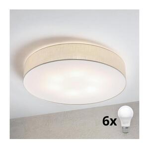 Brilagi - SIRIJA LED mennyezeti lámpatest 6xE27/15W/230V átm. 80 cm krémszínű 8590828019503 kép