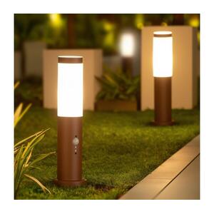 Brilagi - Kültéri lámpa érzékelővel NOVA 1xE27/15W/230V 40 cm IP44 barna FG-KH142PSH-40-SEN-RUST kép