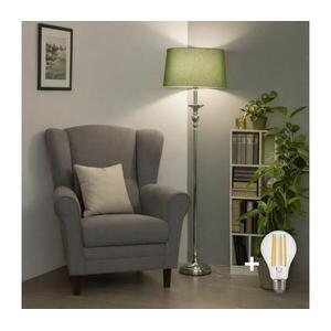 Brilagi - LED állólámpa CERIA 1xE27/60W/230V átm. 45 cm fényes króm/zöld 1xEG49175+1xEG781045 kép