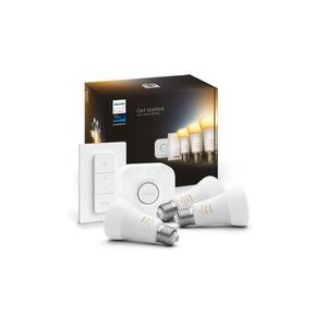 Philips Hue kezdőcsomag WA 3xE27/11W 2200-6500K + Hue Bridge és fényerőszabályzó kapcsoló 871951429123200 kép