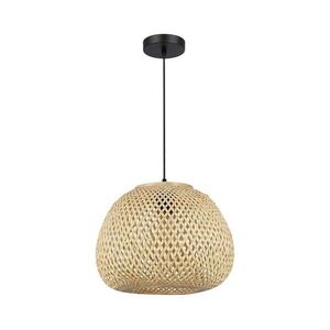 PETRA zsinóros függőlámpa 1xE27/15W/230V átm. 35 cm bambusz ML2585 kép