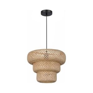 Kábelre függesztett TULUM függőlámpa 1xE27/15W/230V, átm. 35 cm, bambusz ML2586 kép