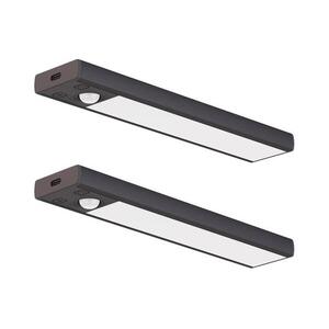 2 db-os tölthető LED bútorvilágítás érzékelővel VIRO LED, 1 W, 800 mAh, 20 cm, CCT, fekete EKB2578 kép