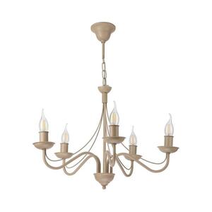 Láncos csillár ANTON 5xE14/60W/230V bézs LM-5.294/BEŻ kép
