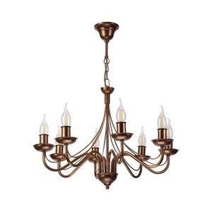 Láncos csillár ANTON 8xE14/60W/230V bronzszínű LM-8.294/BRĄZ kép