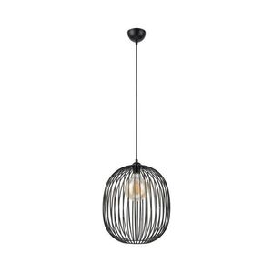 Zsinóros csillár DESTELLO 1xE27/15W/230V átm. 33 cm fekete LM-1.324/CZARNY kép