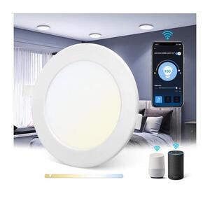 B.V. - LED Dimmelhető beépíthető lámpa 12W/230V á. 17 cm Wi-Fi 102800QYY kép