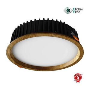 APLED - LED Lámpa RONDO WOODLINE LED/18W/230V 3000K átm. 26 cm tölgy tömör fa 21266 kép