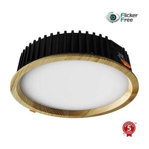 APLED-LED Lámpa RONDO WOODLINE LED/18W/230V 3000K átm. 26 cm fenyő tömör fa 21274 kép