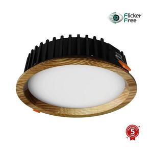 APLED - LED Lámpa RONDO WOODLINE LED/12W/230V 3000K átm. 20 cm kőris tömör fa 21280 kép