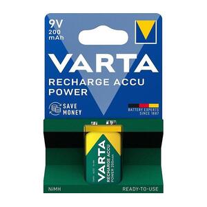 Varta 56722101401 - 1 db Újratölthető akkumulátor ACCU Ni-MH, 200 mAh, 9 V 56722101401 kép