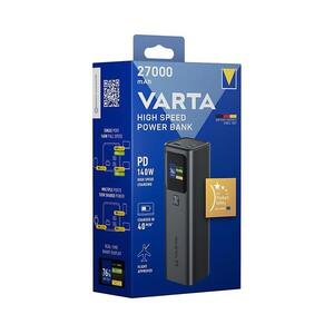 Varta 57984101111 -Power bank LED kijelzővel Power Delivery 27000 mAh/140W/3, 7V 57984101111 kép