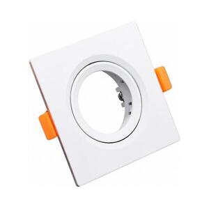Süllyesztett GU10 lámpakeret 9x9 cm fehér SR007 kép
