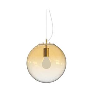 Ideal Lux - Csillár zsinóron MAPA 1xE27/42W/230V átm. 30 cm arany/füstös 346557 kép