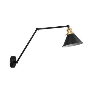 Fali lámpa FUNDO 1xE27/40W/230V fekete/arany 21-05908 kép