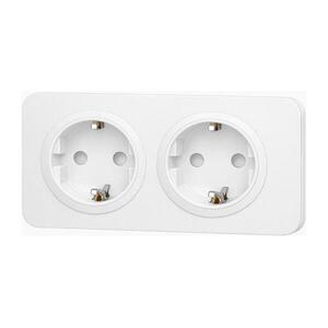 B.V. - Fali konnektor kerettel 2x SCHUKO 250V/16A fehér AI2750+2xAI2747 kép