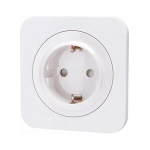 B.V. - SCHUKO fali aljzat kerettel 250V/16A fehér AI2749+AI2747 kép