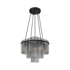 Globo 15698H1 - Kábeles csillár GORLEY 5xE27/60W/230V fekete 15698H1 kép