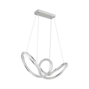 Globo 67440H - LED dimmelhető kábeles csillár EVANGELINE LED/45W/230V fényes króm+távirányító 67440H kép