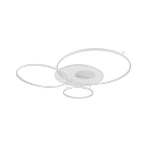 Globo 48466-70W-LED Dimmelhető mennyezeti lámpatest INVERTINA 70W/230V 105x26, 5 cm fehér+távirányító 48466-70W kép
