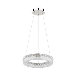 Globo 67387-24 - LED fényerőszabályozható kábeles függőlámpa LAUREL LED/24W/230V átlátszó + távirányító 67387-24 kép