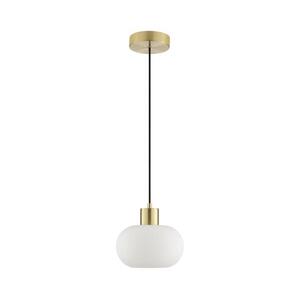 Brilliant - FANNY kábeles függőlámpa 1xE27/20W/230V Ø 22 cm sárgaréz 51390/18 kép