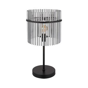 Globo 15698T1 - GORLEY asztali lámpa 1xE14/60W/230V átmérő 30 cm fekete 15698T1 kép