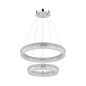 Globo 67387-60 - LED, fényerőszabályozható kábeles függeszték LAUREL LED/60W/230V átlátszó+ távirányító 67387-60 kép