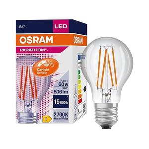 LED izzó alkonyatérzékelővel CLASSIC FILAMENT A60 E27/7, 3W/230V 2700K -Osram 4058075762015 kép